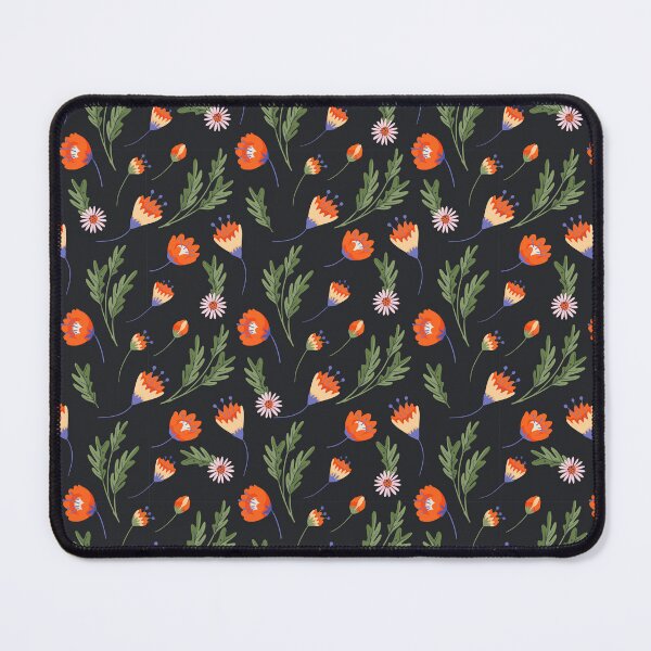Artikelvorschau, Blumensommerillustration der roten Waldmohnblumen-Rosenblume entworfen und verkauft von Red-Ink.
