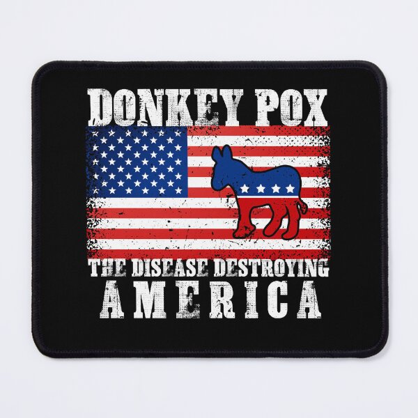 Item preview, donkey pox the disease destroying america gift retro designed and sold by tmshop1.