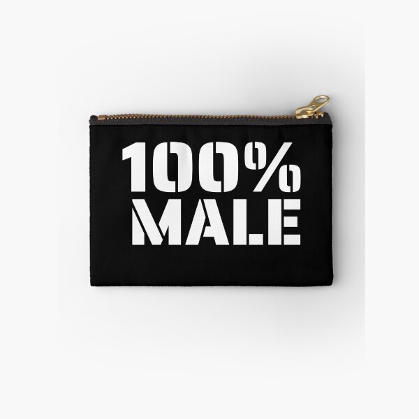 Item preview, 100 Percent Male Born Male White Letters Graphic designed and sold by podguy.