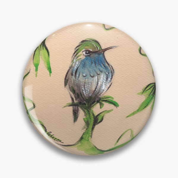 Item preview, 'Tiny'   Hummingbird watercolor painting by Rebecca Rees designed and sold by Rebecca Rees.