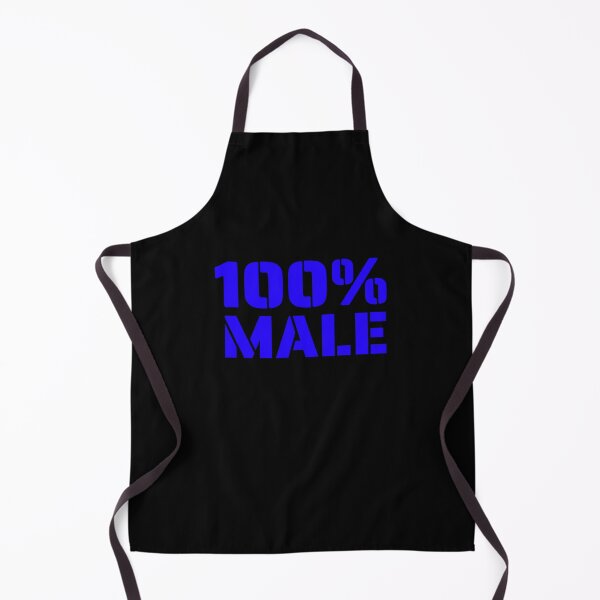 Item preview, 100 Percent Male Born Male Blue Letters Graphic designed and sold by podguy.