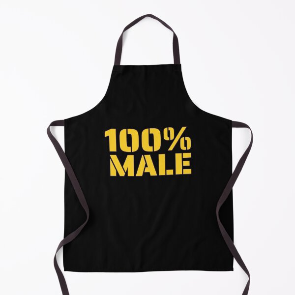 Item preview, 100 Percent Male Born Male Yellow Letters Graphic designed and sold by podguy.