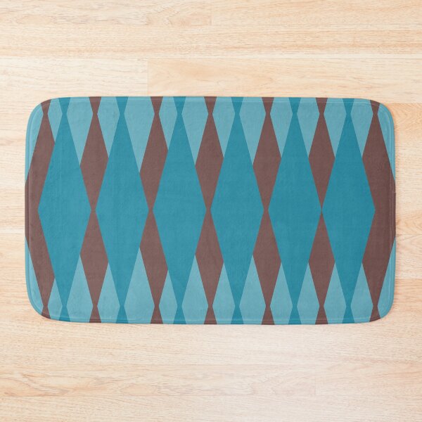 Item preview, Abstract Geometric blue and brown designed and sold by ChantalDesign.