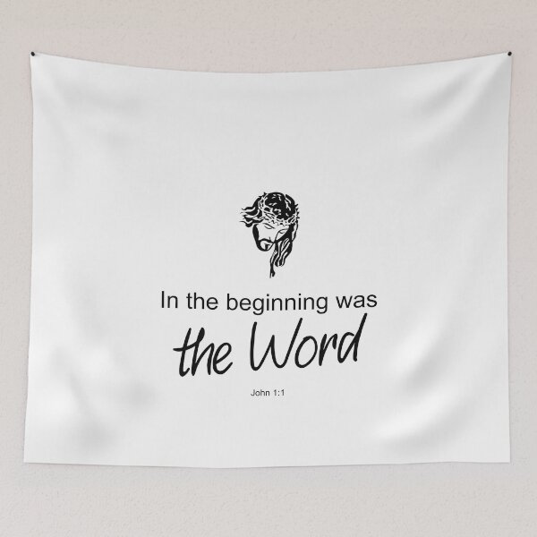 Item preview, In the beginning was the Word - John 1:1 designed and sold by aheartforgod.