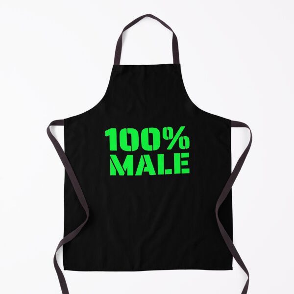 Item preview, 100 Percent Male Born Male Green Letters Graphic designed and sold by podguy.