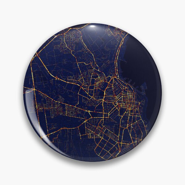Item preview, Odessa, Ukraine Map  - City At Night designed and sold by deMAP.