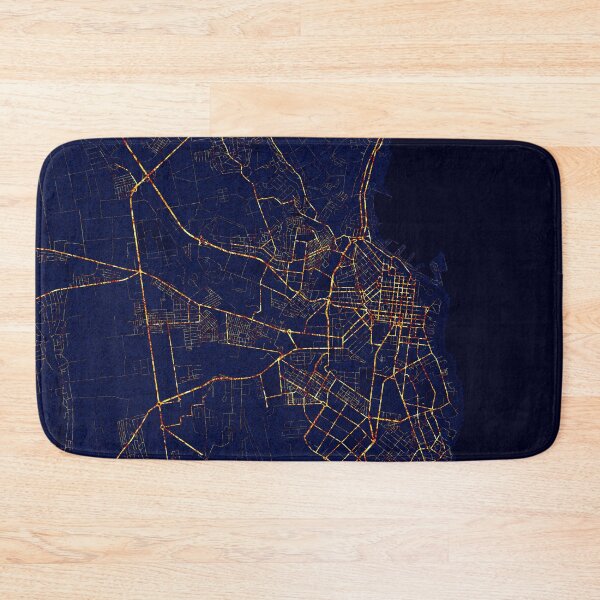Item preview, Odessa, Ukraine Map  - City At Night designed and sold by deMAP.