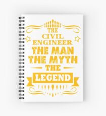 Cuaderno de espiral INGENIERO CIVIL