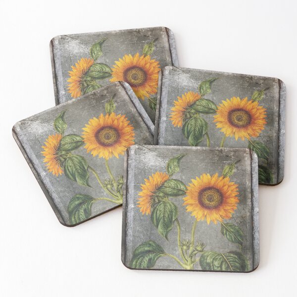 Item preview, Vintage sunflower grunge style 4 designed and sold by WesternExposure.