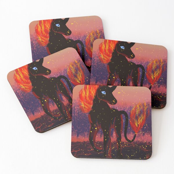Item preview, Fire Unicorn designed and sold by RedVioletShirts.