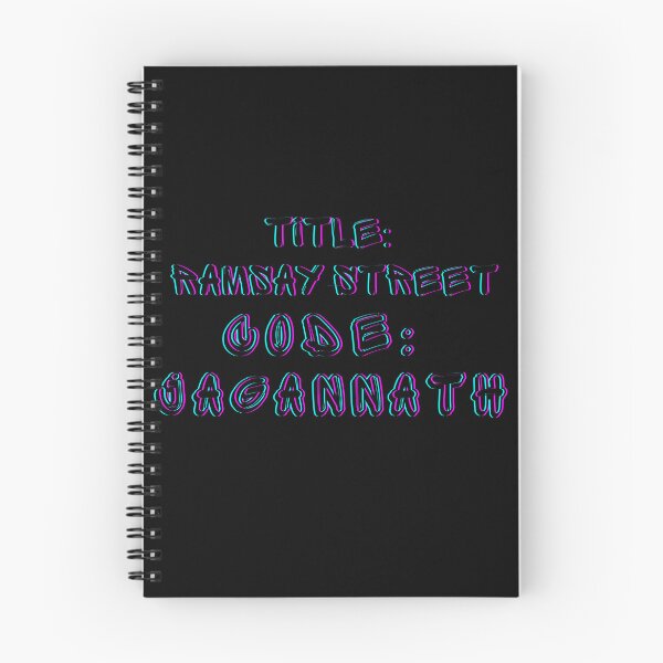 Item preview, Title Ramsay street code janannath graffiti letters designed and sold by Narcisa22.