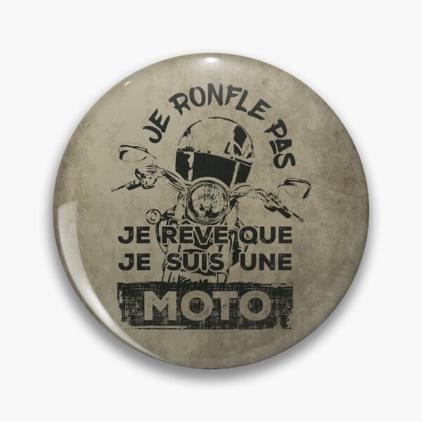 Artikelvorschau, Je ronfle pas, je rêve que je suis une moto - vintage entworfen und verkauft von F440.