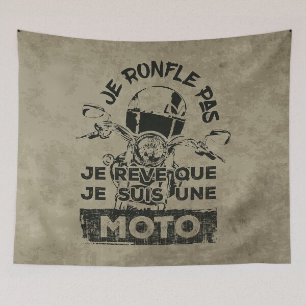 Item preview, Je ronfle pas, je rêve que je suis une moto - vintage designed and sold by F440.