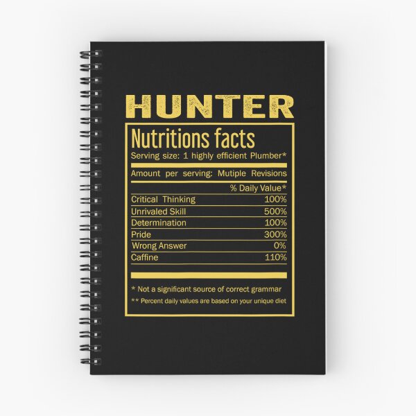 Item preview, Mens Womens hunter birthday Gifts Shirt,Cool hunter Funny Nutrition Facts Mens Womens Christmas Fathers Days Gift, hunter Nutrition Facts designed and sold by xlnv.