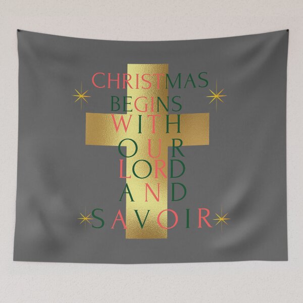 Item preview, Christmas Begins With Christ Our Lord and Savior designed and sold by marvacousins246.