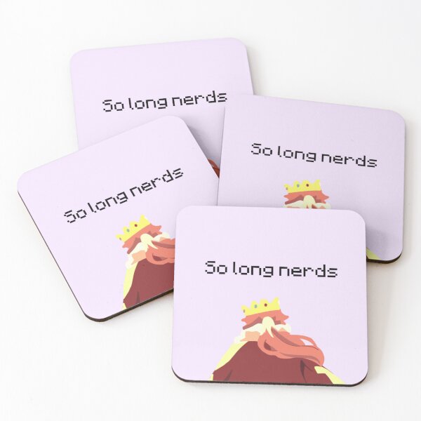 Item preview, Technoblade "So long nerds" designed and sold by Dinosaur Bee.