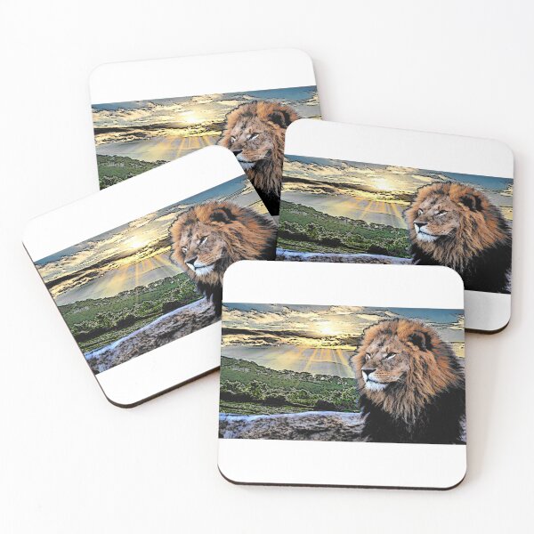 Item preview, leon en paisaje al oleo designed and sold by kaliguli.