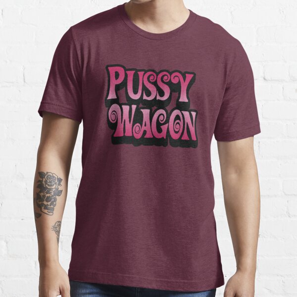 Pussy Wagon Combined Magenta Gradient T Shirt For Sale By Purakushi Redbubble Pussy 0266