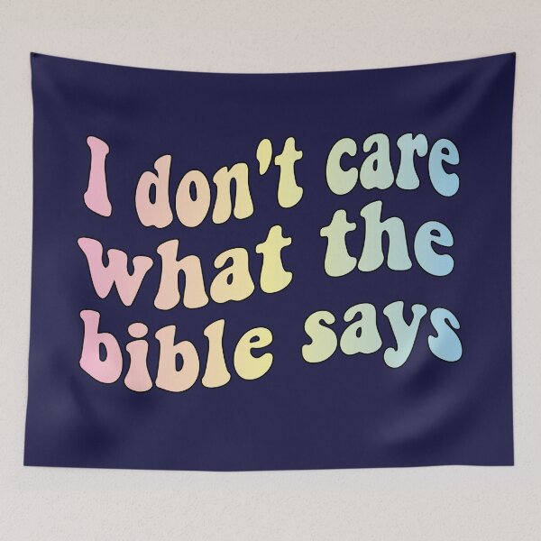 Item preview,  I don't care what the bible says designed and sold by retro10.