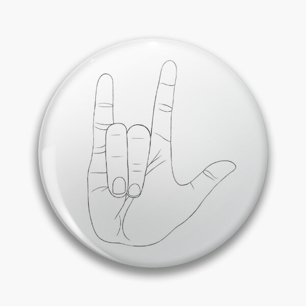 Item preview, I Love You Sign Language designed and sold by artsy-cici.