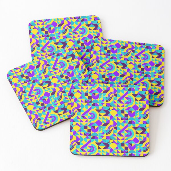 Item preview, geometric colorful patterns conceptual Art - Abstract Neo Geo graphic design designed and sold by Design Repo.