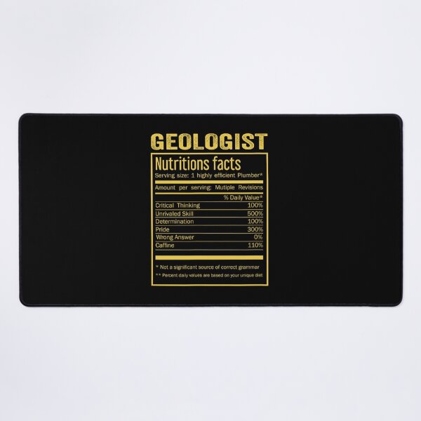 Item preview, Mens Womens geologist birthday Gifts Shirt,Cool geologist Funny Nutrition Facts Mens Womens Christmas Fathers Days Gift, geologist Nutrition Facts designed and sold by xlnv.