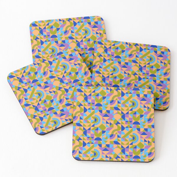 Item preview, geometric colorful patterns conceptual Art - Abstract Neo Geo graphic design designed and sold by Design Repo.