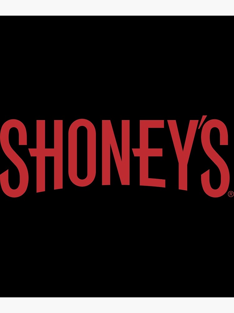 shoney-s-logo-poster-for-sale-by-robertwshop-redbubble