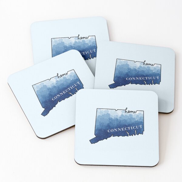 Item preview, Connecticut Home State Outline Blue designed and sold by Dr3amsInInk.