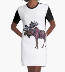 In die Wildnis T-Shirt Kleid