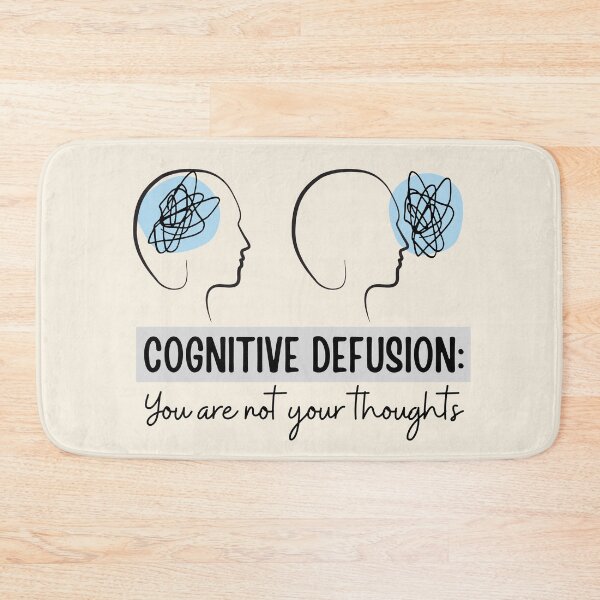 Item preview, You are not your thoughts: Cognitive Defusion  designed and sold by ThoughtJumble.