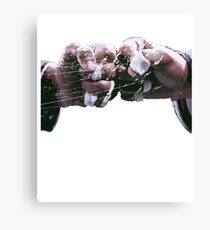 BJJ Fist Bump Respect Brazilian Jiu Jitsu Canvas Print