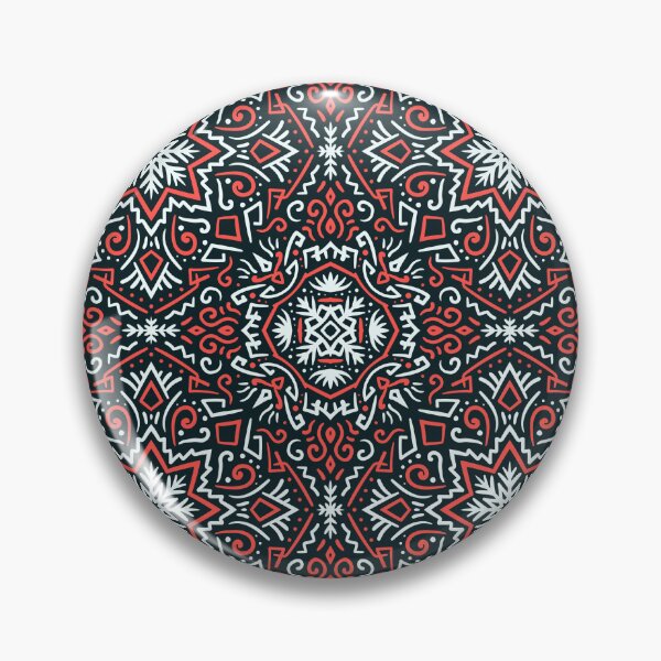 Item preview, Red Traditional Ikat Pattern designed and sold by introvy.