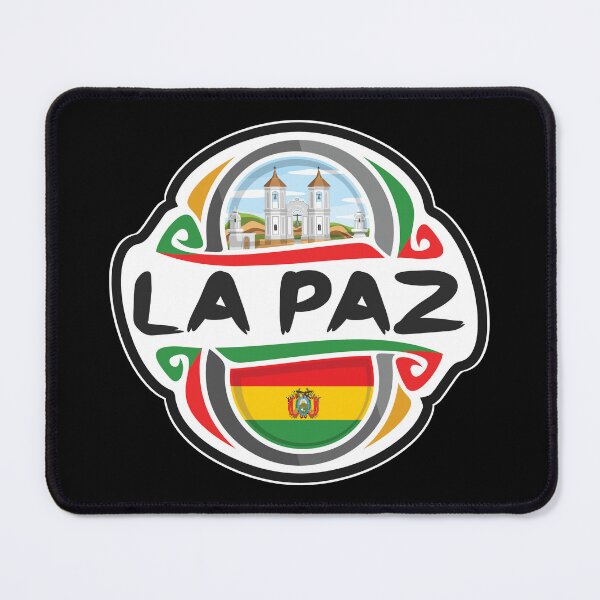 Item preview, La Paz Bolivia Flag Badge Travel Souvenir Stamp designed and sold by TeeHome.