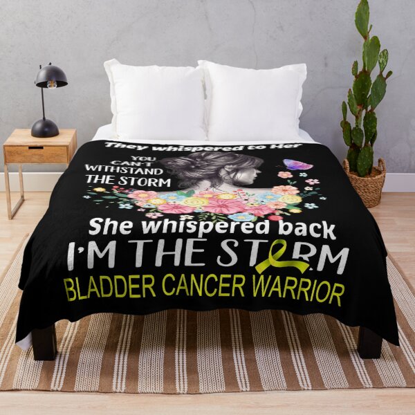 Item preview, Bladder Cancer Warrior Whispered Back I'm The Storm Bladder Cancer Awareness designed and sold by Hatjar.