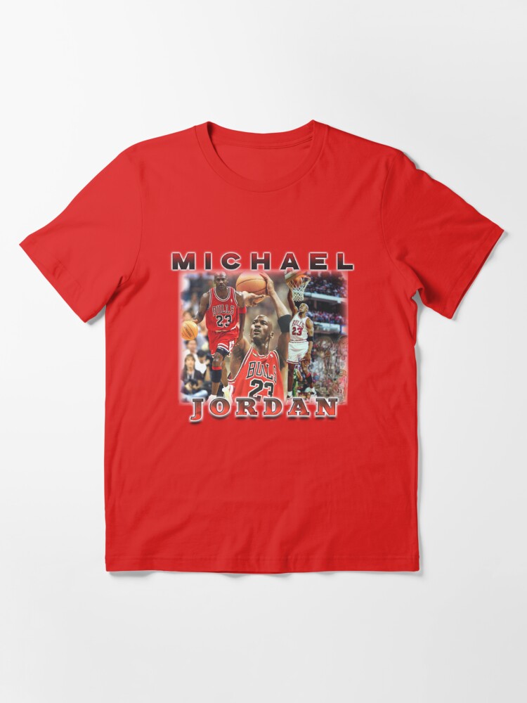 Michael Jordan Vintage Collage  Essential T-Shirt for Sale by Rikcantill
