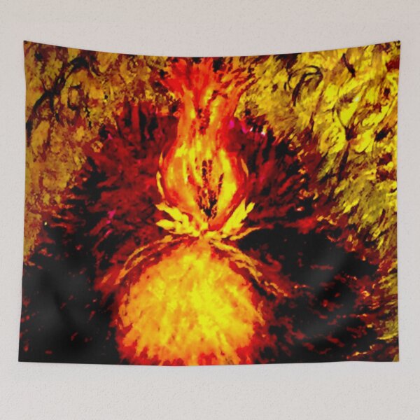 Item preview, Psychedelic Abstract Bonfire designed and sold by SoulArtSara.