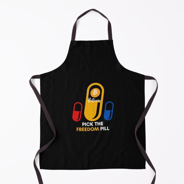Item preview, Pick the Freedom Pill [ Bitcoin ] { Black } designed and sold by CryptoBeings.