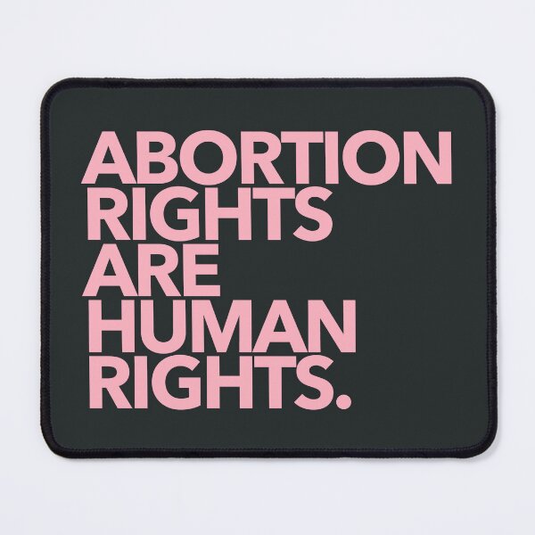 Item preview, Abortion Rights are Human Rights - pink designed and sold by Thelittlelord.