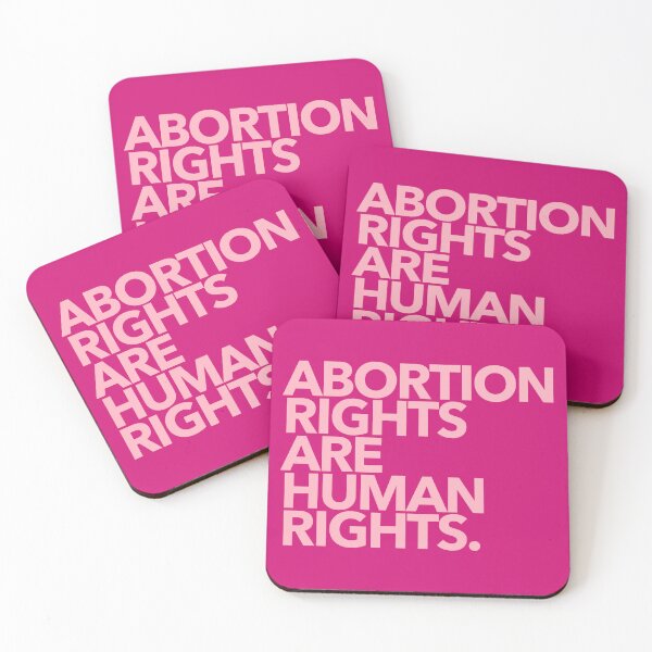 Item preview, Abortion Rights are Human Rights - pink 2 designed and sold by Thelittlelord.