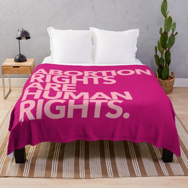 Item preview, Abortion Rights are Human Rights - pink 2 designed and sold by Thelittlelord.