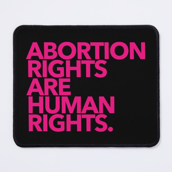 Item preview, Abortion Rights are Human Rights - hot pink  designed and sold by Thelittlelord.