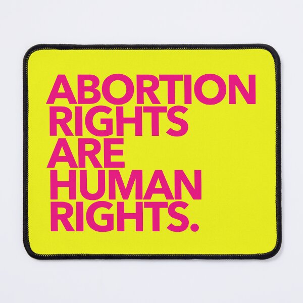 Item preview, Abortion Rights are Human Rights - hot pink 2 designed and sold by Thelittlelord.