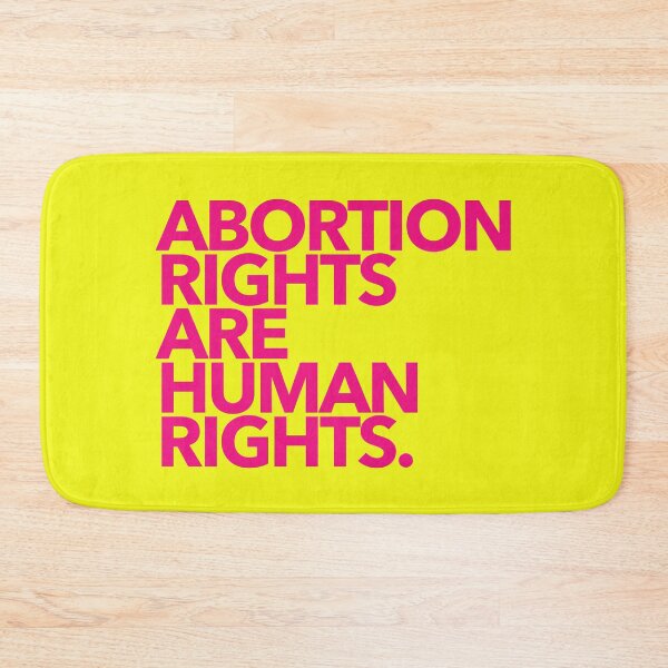 Item preview, Abortion Rights are Human Rights - hot pink 2 designed and sold by Thelittlelord.