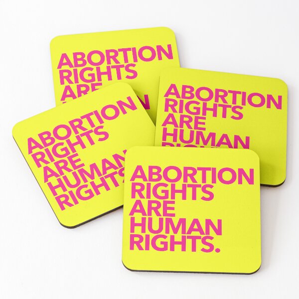 Item preview, Abortion Rights are Human Rights - hot pink 2 designed and sold by Thelittlelord.
