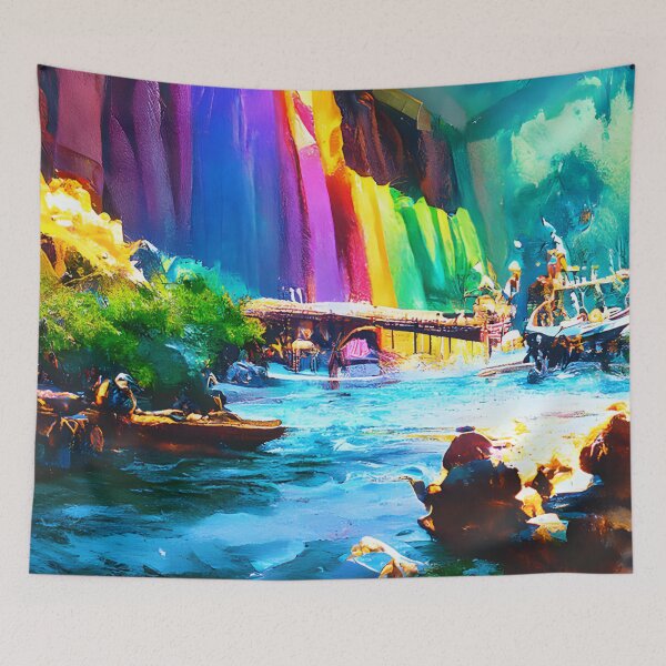 Item preview, Rainbow river designed and sold by fizzribbit.