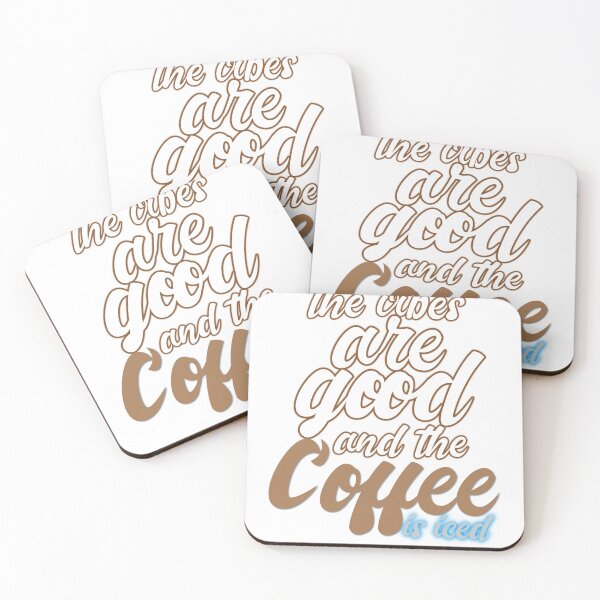 Item preview, The Vibes Are Good And The Coffee Is Iced designed and sold by MrJArts.