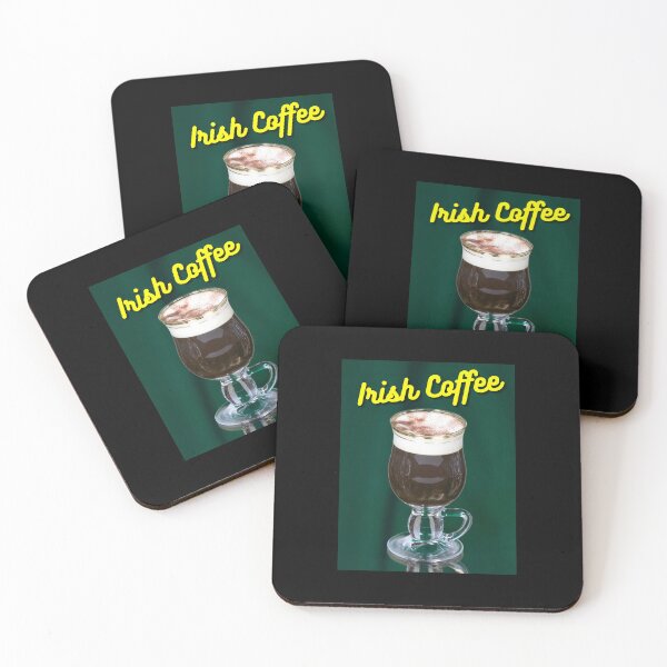 Item preview, Irish Coffee Cream Green Background designed and sold by IrishPOD.