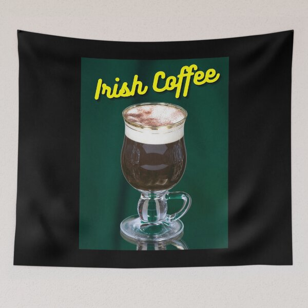 Item preview, Irish Coffee Cream Green Background designed and sold by IrishPOD.