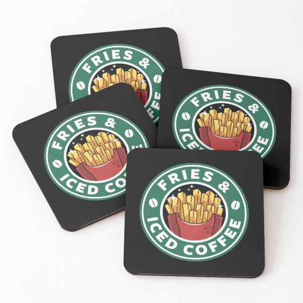 Item preview, Fries and Iced Coffee designed and sold by spacedowl.